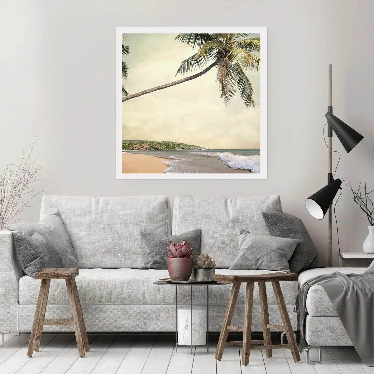 Poster - Tropische droom - 40x40 cm