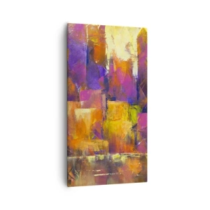 Schilderen op canvas - Metropolitan compositie - 55x100 cm