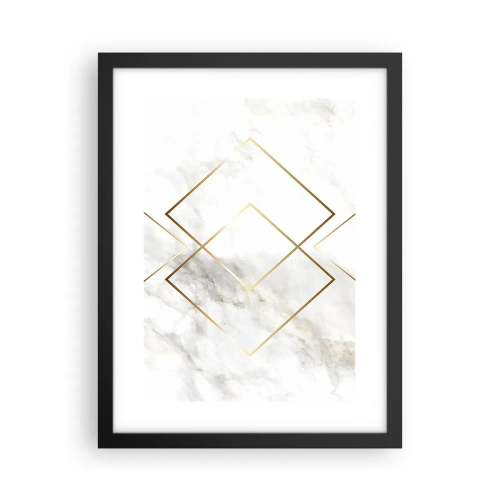 Poster in een zwarte lijst - Een uitzicht tot in het oneindige - 30x40 cm