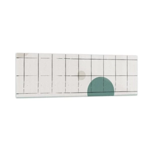 Schilderen op glas - Gevangen. Wij of zij? - 160x50 cm