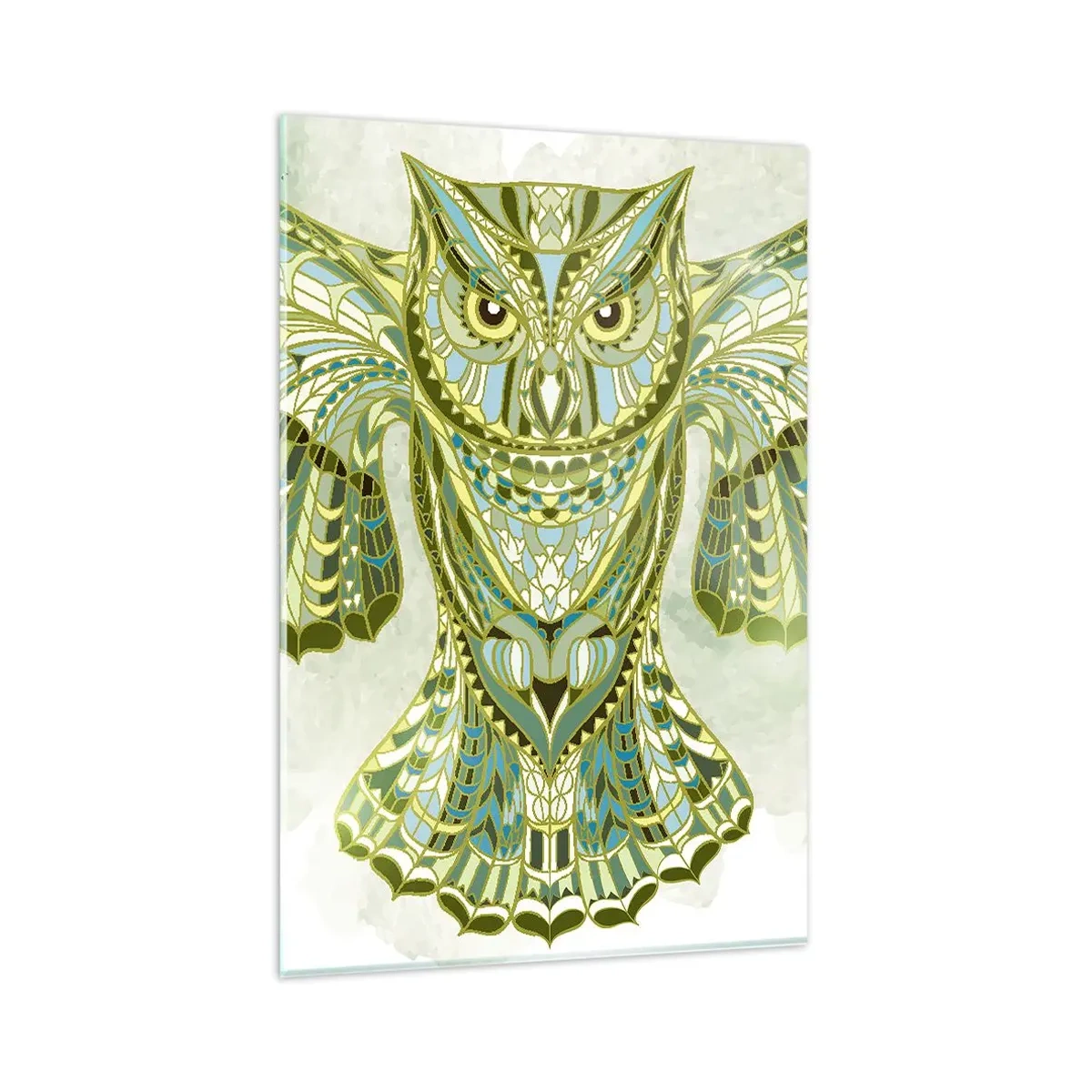 Schilderen op glas - Van een Keltisch heilig bos - 80x120 cm