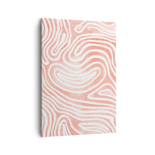 Schilderen op canvas - In het koraallabyrint - 50x70 cm