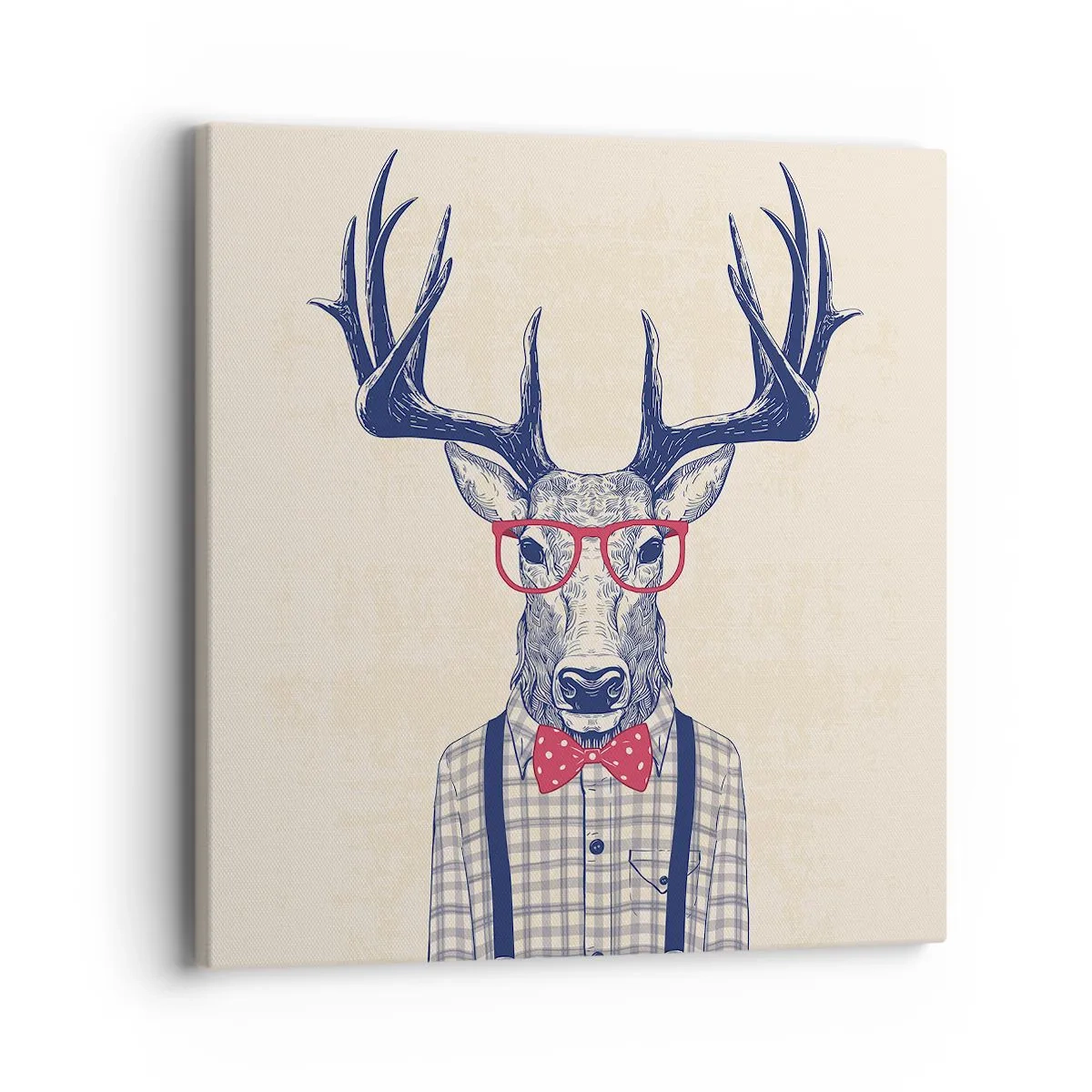 Schilderen op canvas - Een grappig extravaganza - 40x40 cm