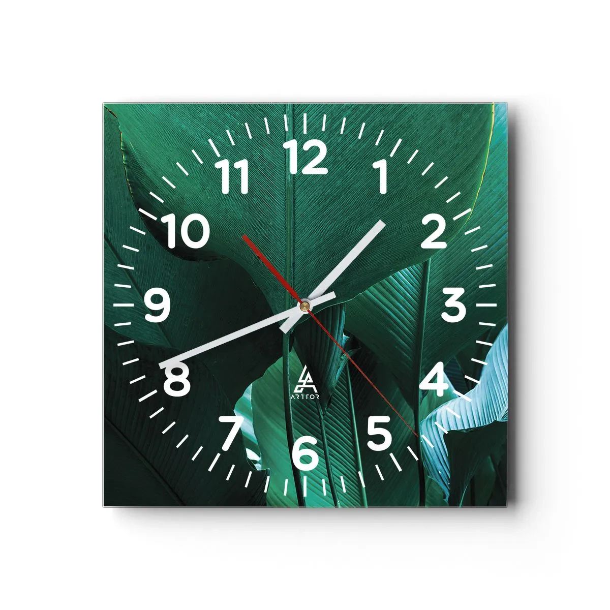 Wandklok - Klok - Naar het licht gekeerd - 40x40 cm