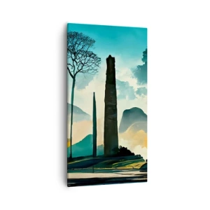 Schilderen op canvas - Nog hoger en hoger - 55x100 cm