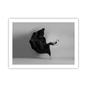 Poster - Gevleugeld door muziek - 70x50 cm