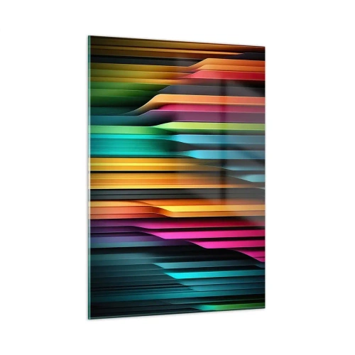 Schilderen op glas - Lichtorgel - 50x70 cm