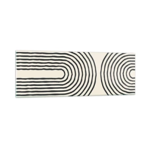 Schilderen op glas - In een ogenblik ... - 90x30 cm