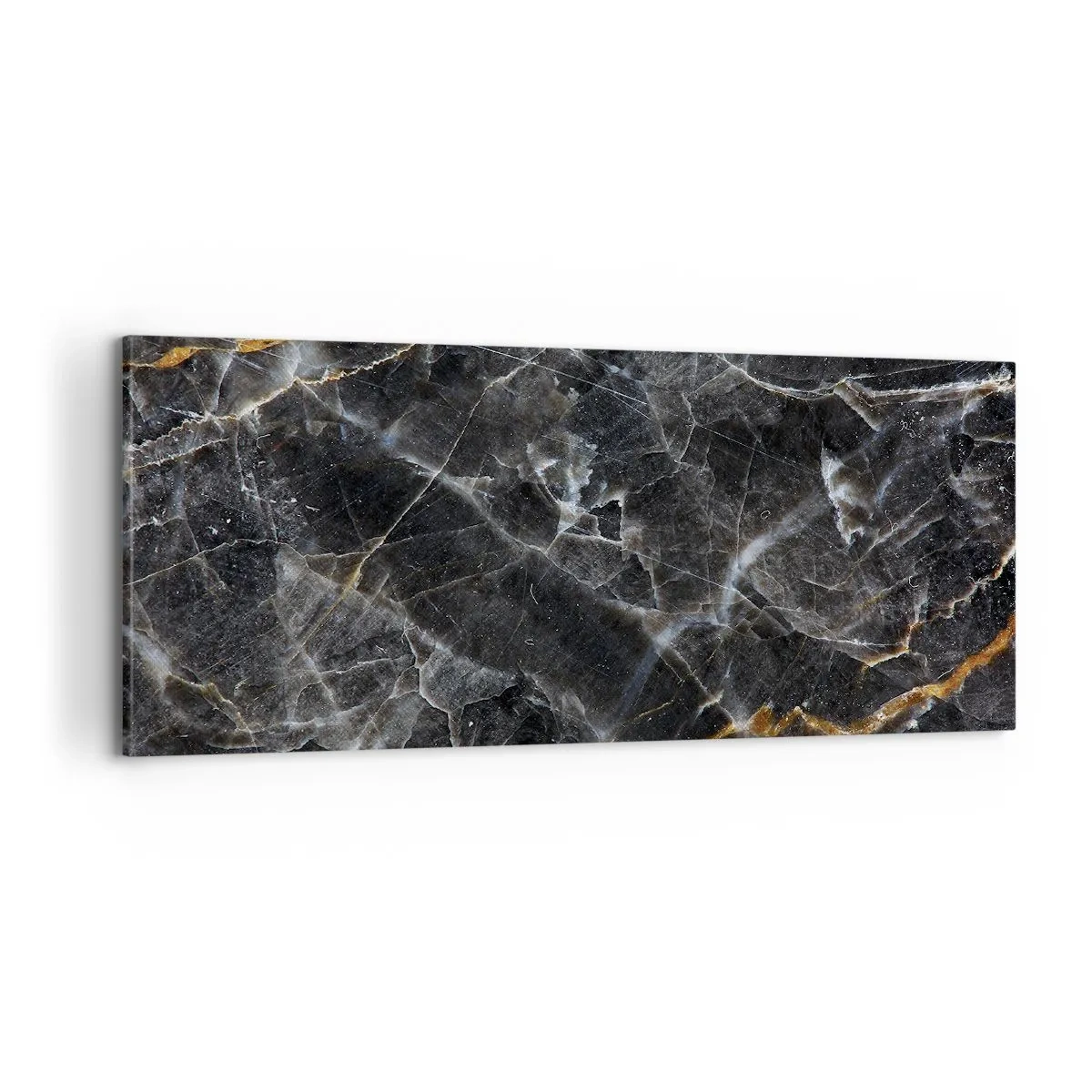 Schilderen op canvas - Het innerlijke leven van de steen - 100x40 cm