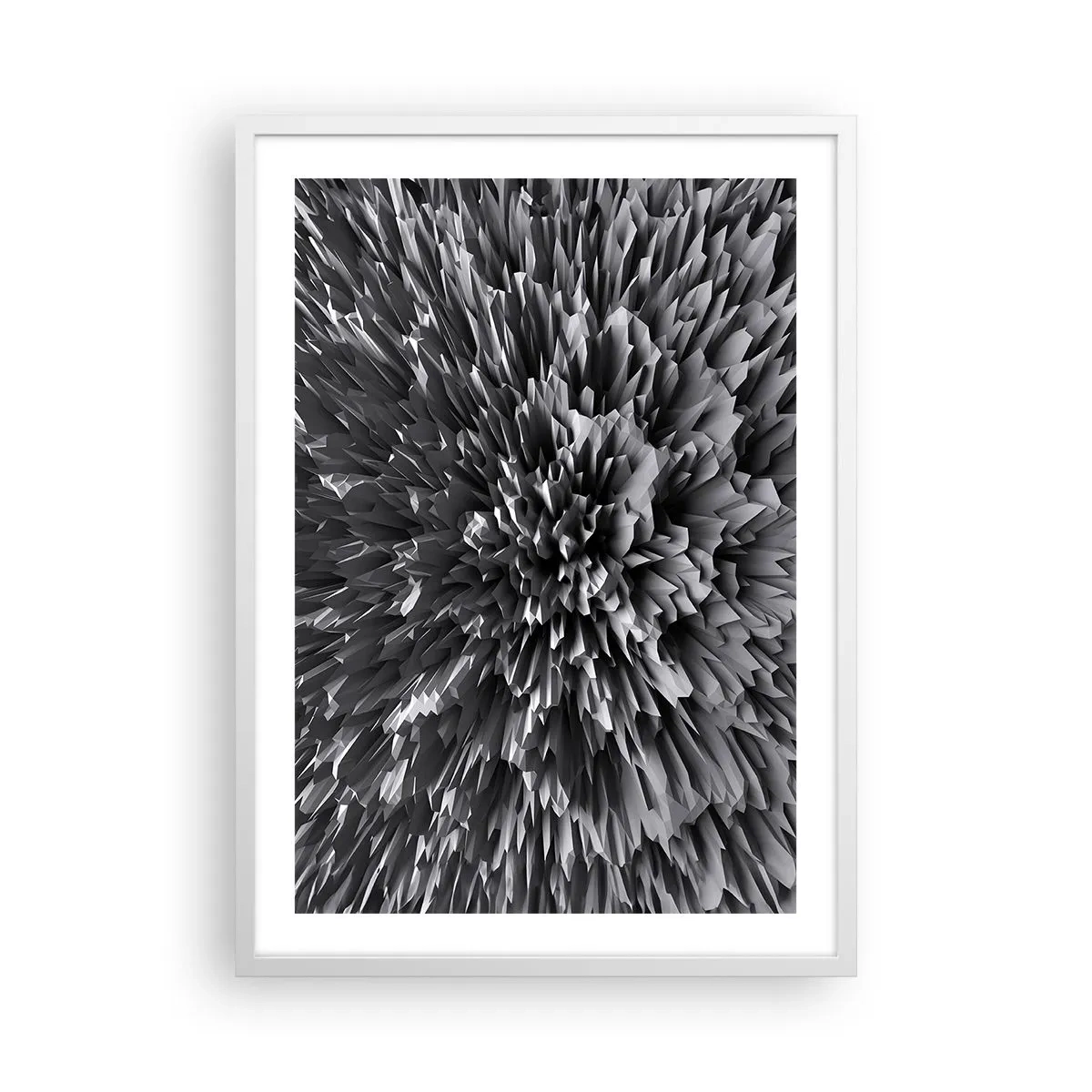 Poster in een witte lijst - Strikter kan het niet - 50x70 cm