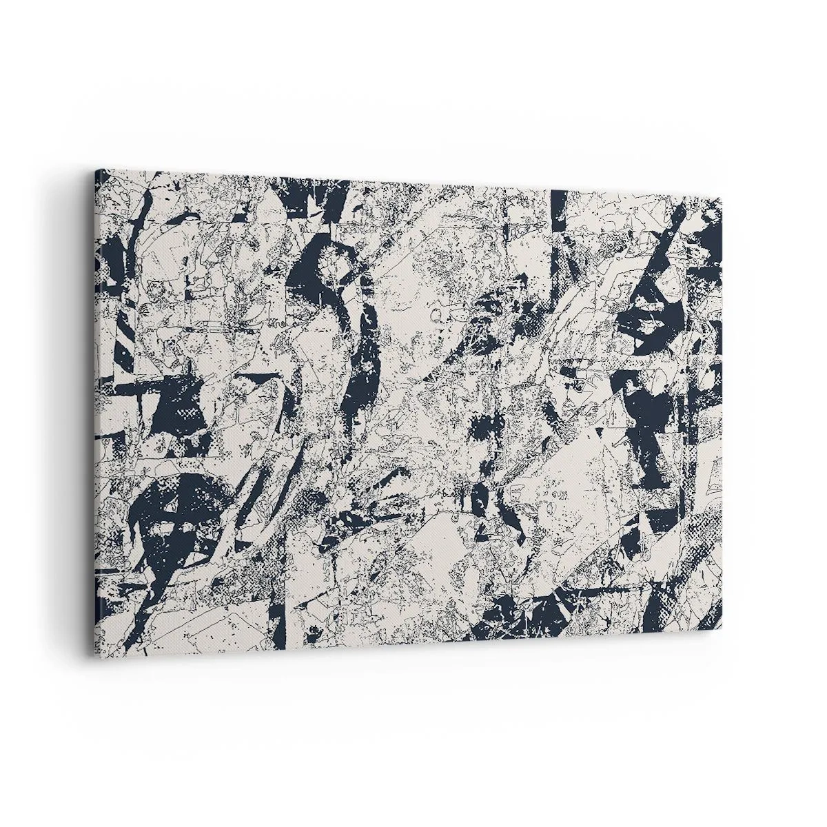 Schilderen op canvas - Interpenetratie van tegenstellingen - 120x80 cm