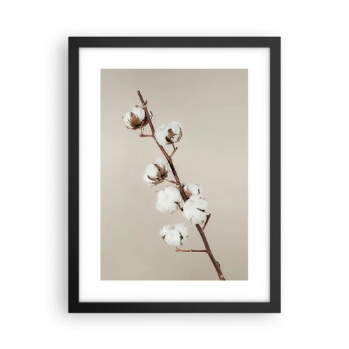 Poster in een zwarte lijst - Aan de bron van zachtheid - 30x40 cm