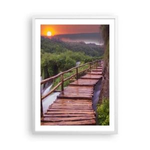 Poster in een witte lijst - Ongelooflijke schoonheid - 50x70 cm