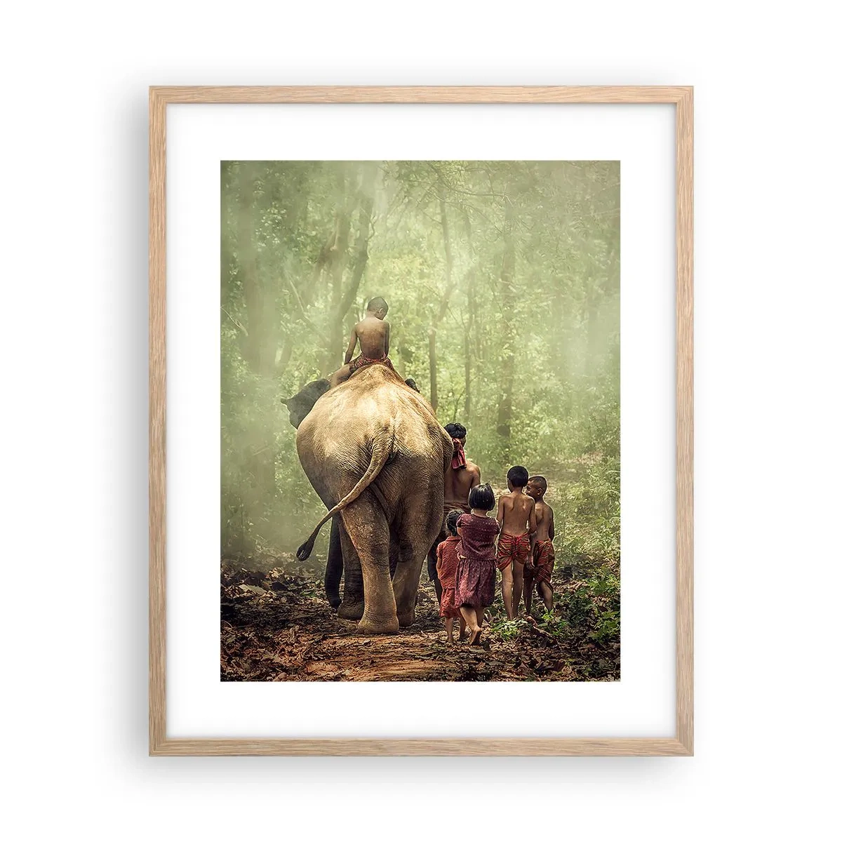 Een poster in een licht eiken lijst - Nieuw Jungle Boek - 40x50 cm