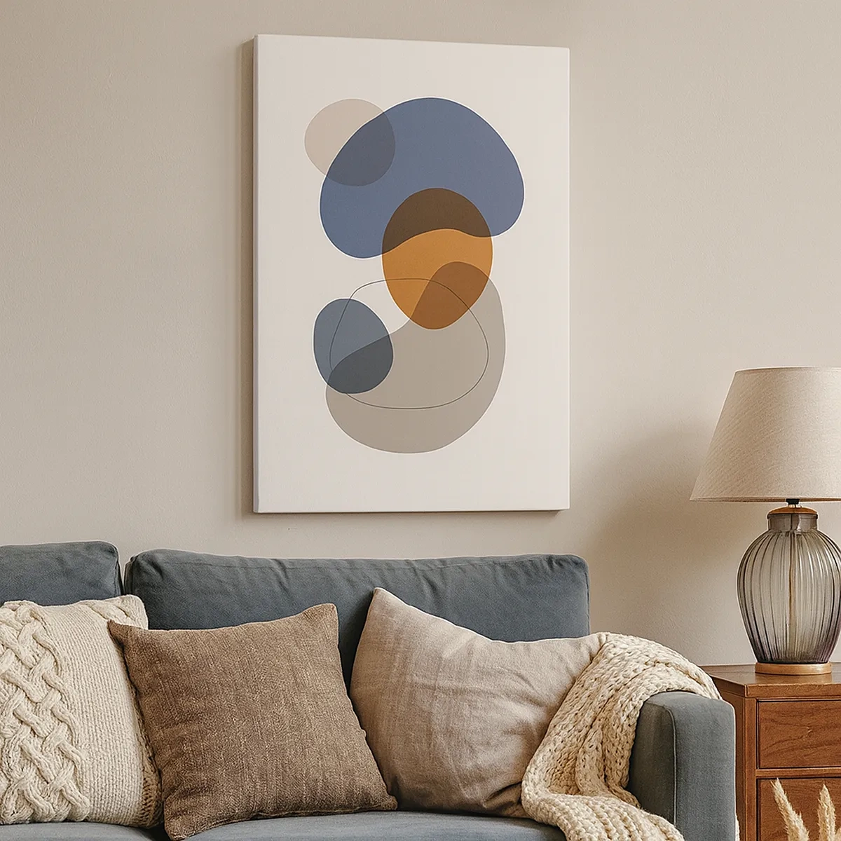 Schilderen op canvas - Kleur druppels - 50x70 cm