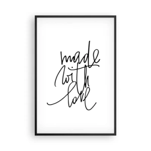 Poster in een zwarte lijst - Het beste merk - 61x91 cm