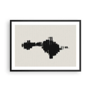 Poster in een zwarte lijst - Trillingen van verbeelding - 70x50 cm