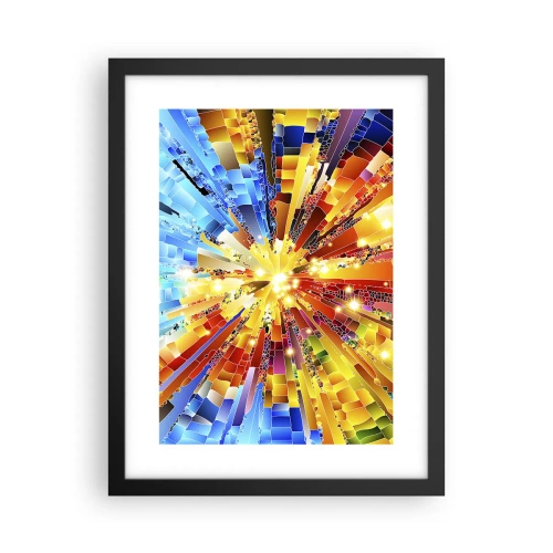 Poster in een zwarte lijst - In medias res - 30x40 cm