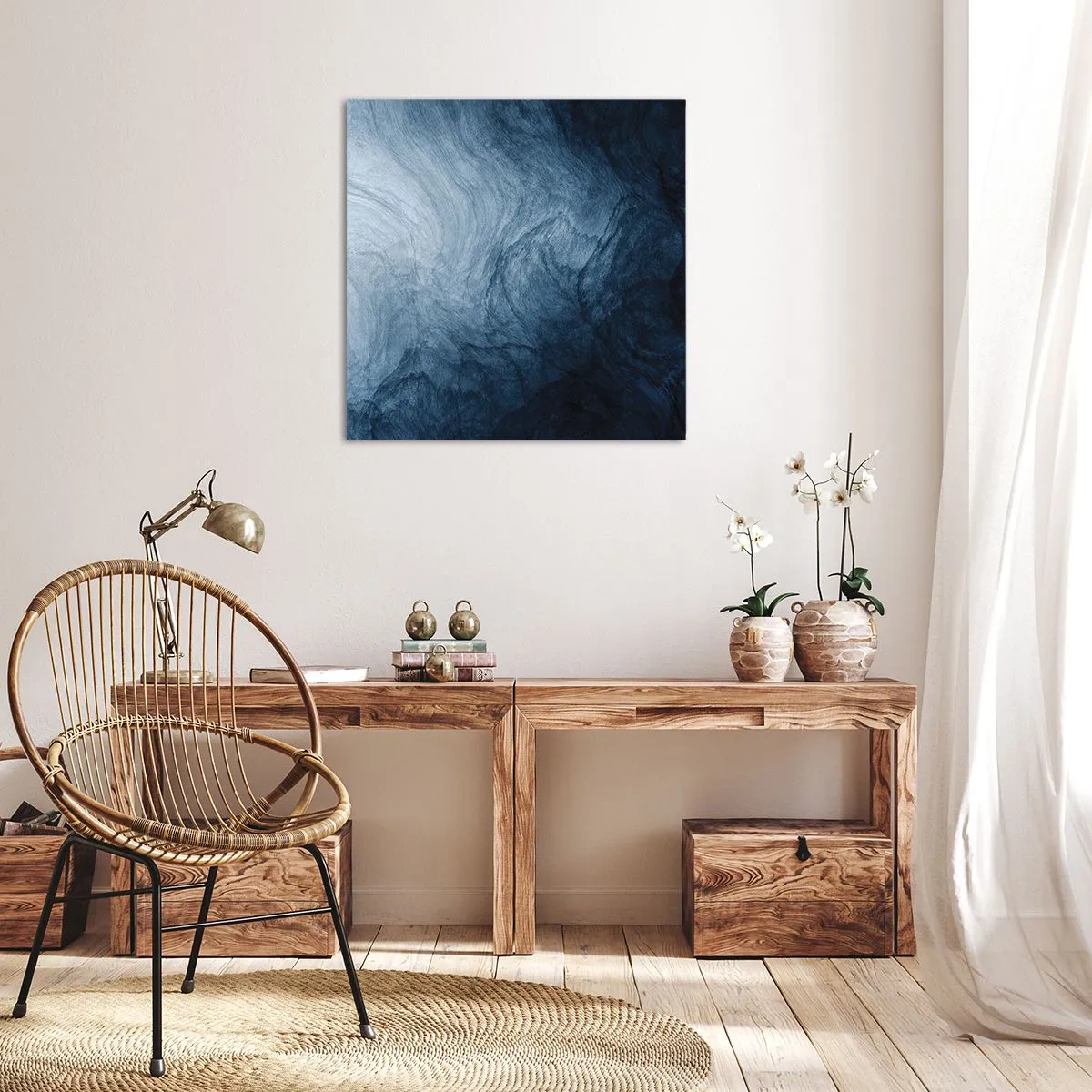 Schilderen op canvas - diep reiken - 60x60 cm