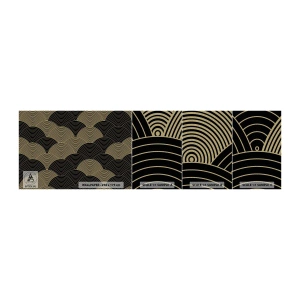 Fotobehang Monster Premium Sand - Eenheid in veelheid - Abstractie, Grafisch, Districten - 100x30 cm