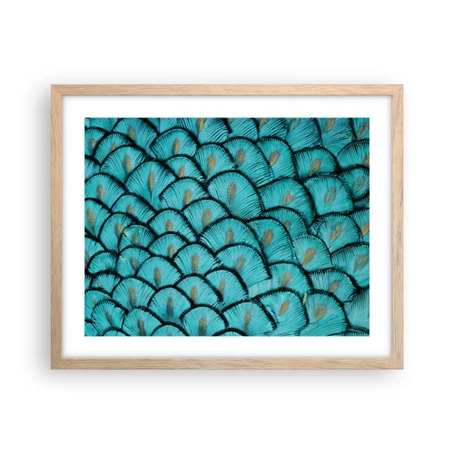 Een poster in een licht eiken lijst - Het grote verengala - 50x40 cm