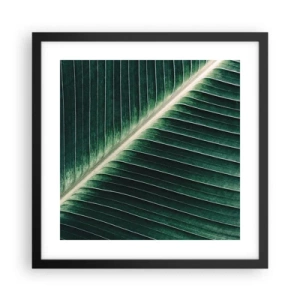 Poster in een zwarte lijst - Het ritme van de natuur - 40x40 cm