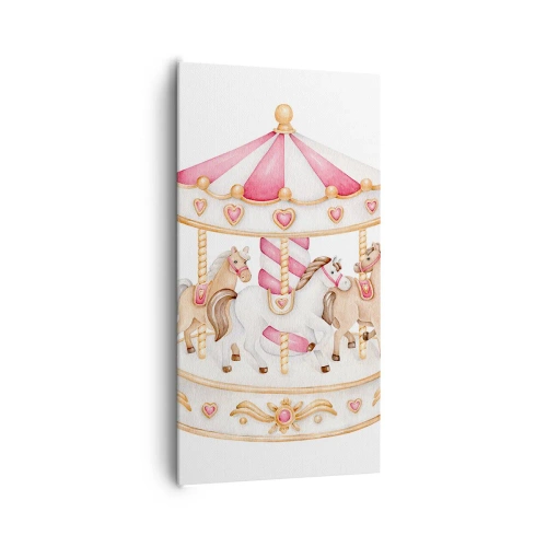 Schilderen op canvas - De zoete kinderwereld - 65x120 cm