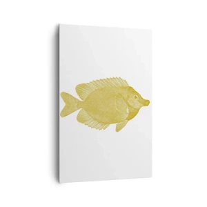 Schilderen op canvas - Vis en dat is het - 80x120 cm