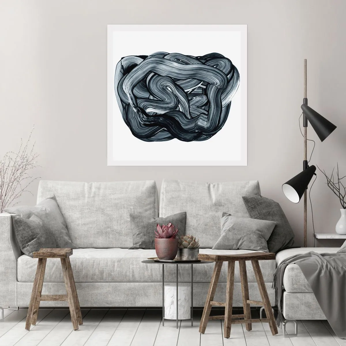 Poster - Het is niet zo eenvoudig - 60x60 cm