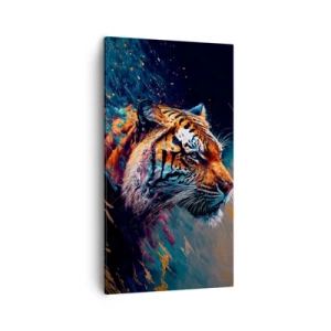 Schilderen op canvas - Wilde schoonheid - 45x80 cm