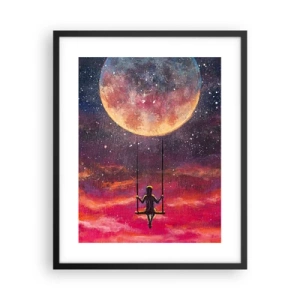 Poster in een zwarte lijst - Droom - 40x50 cm