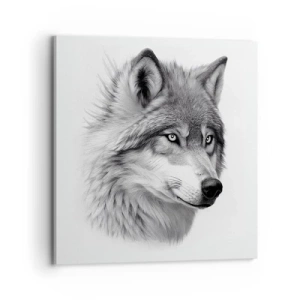 Schilderen op canvas - Alfa – zonder twijfel - 70x70 cm