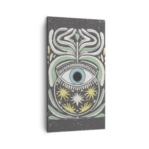 Schilderen op canvas - Tribale rituelen - 45x80 cm