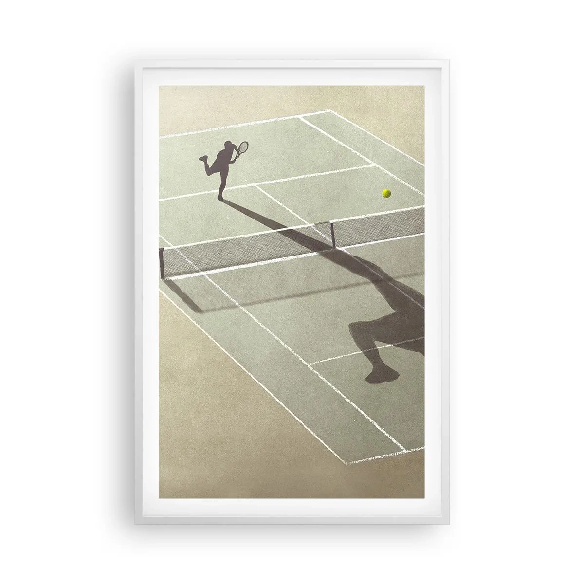 Poster in een witte lijst - Jezelf overwinnen - 61x91 cm