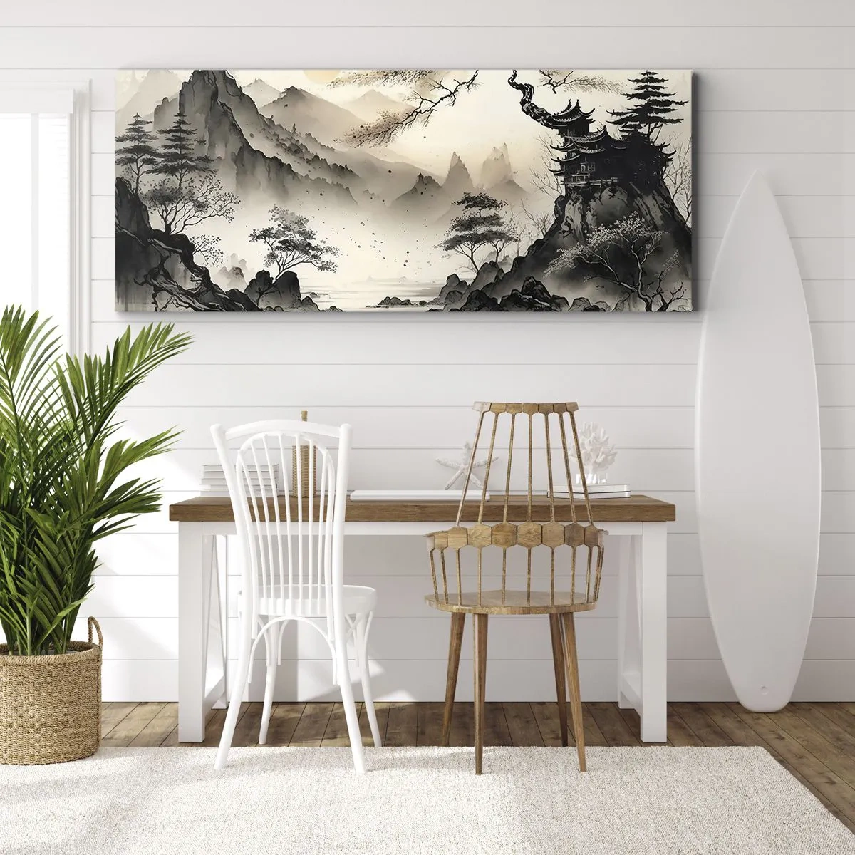 Schilderen op canvas - De unieke charme van het Oosten - 140x50 cm