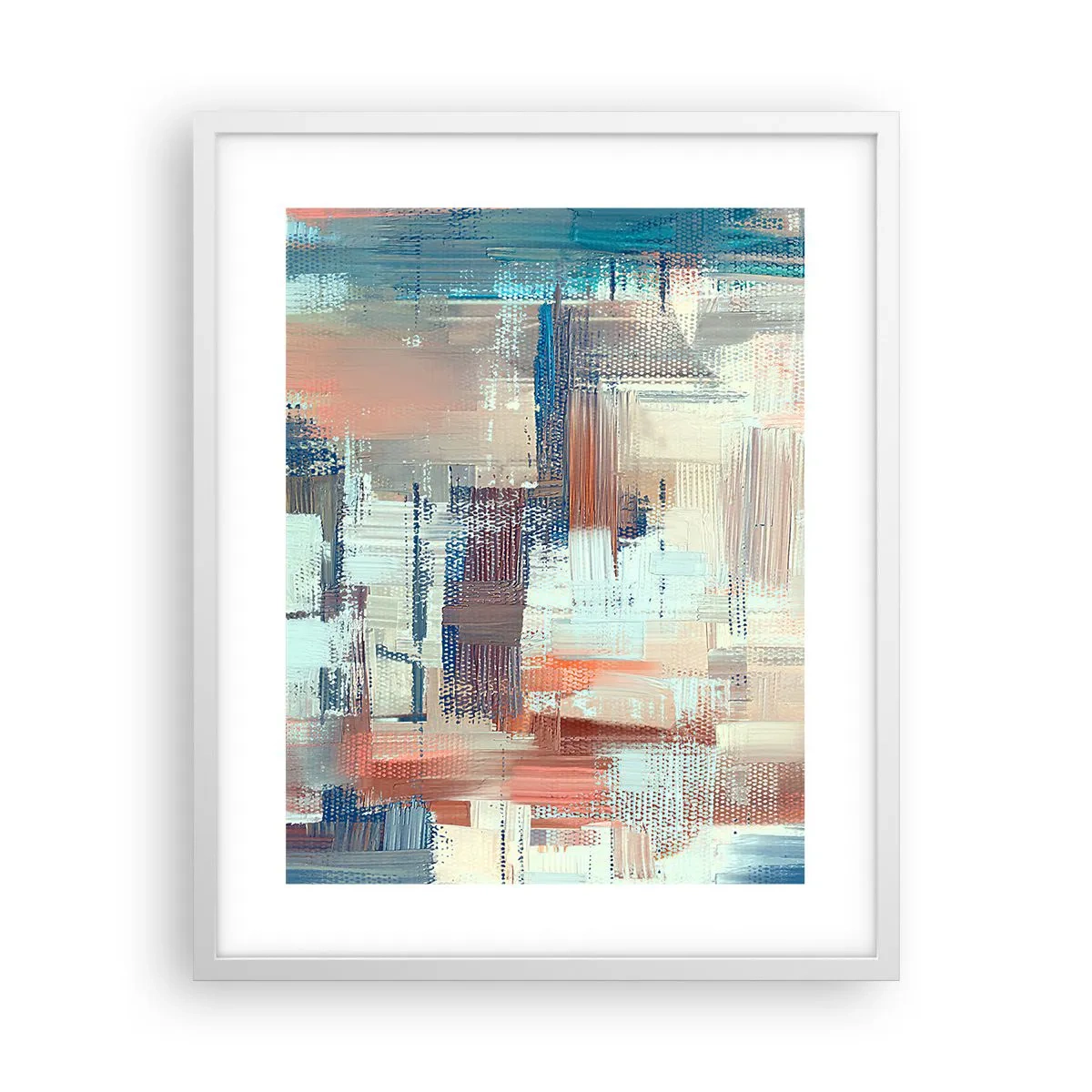 Poster in een witte lijst - Het licht bereiken - 40x50 cm