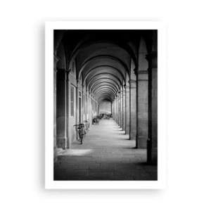 Poster - Onder de arcades - 50x70 cm