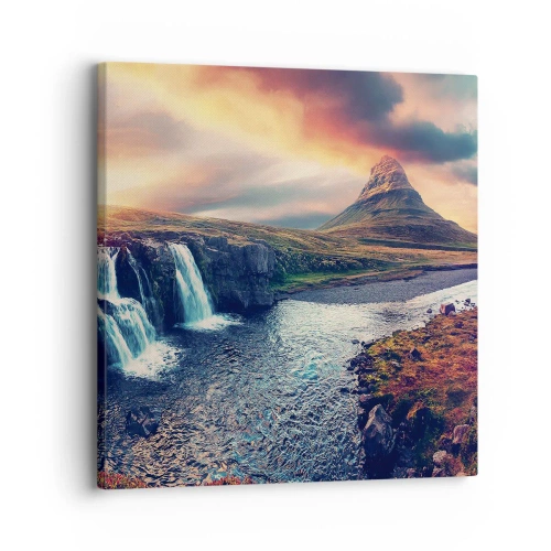 Schilderen op canvas - In de majesteit van de natuur - 30x30 cm