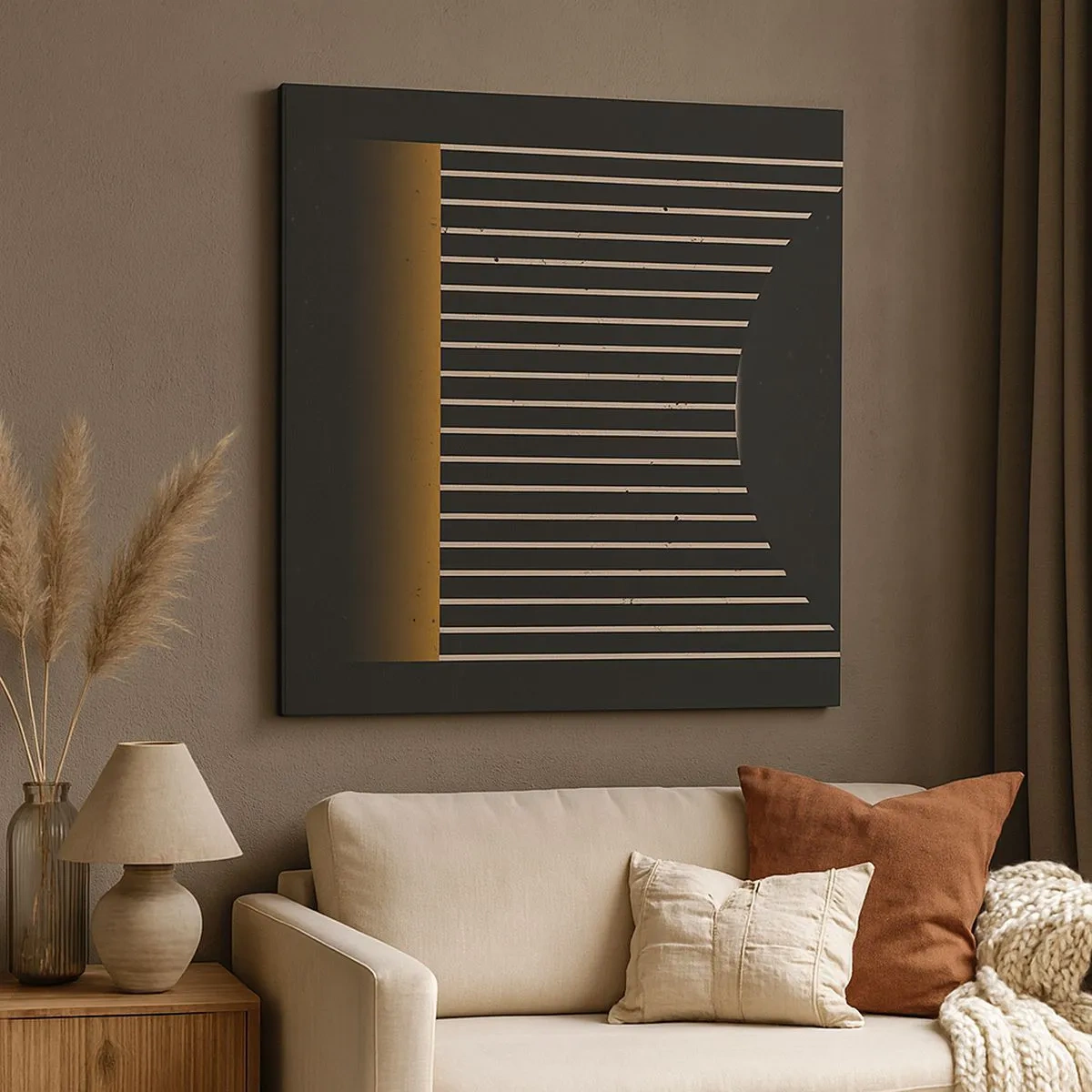 Schilderen op canvas - Verken de duisternis - 30x30 cm