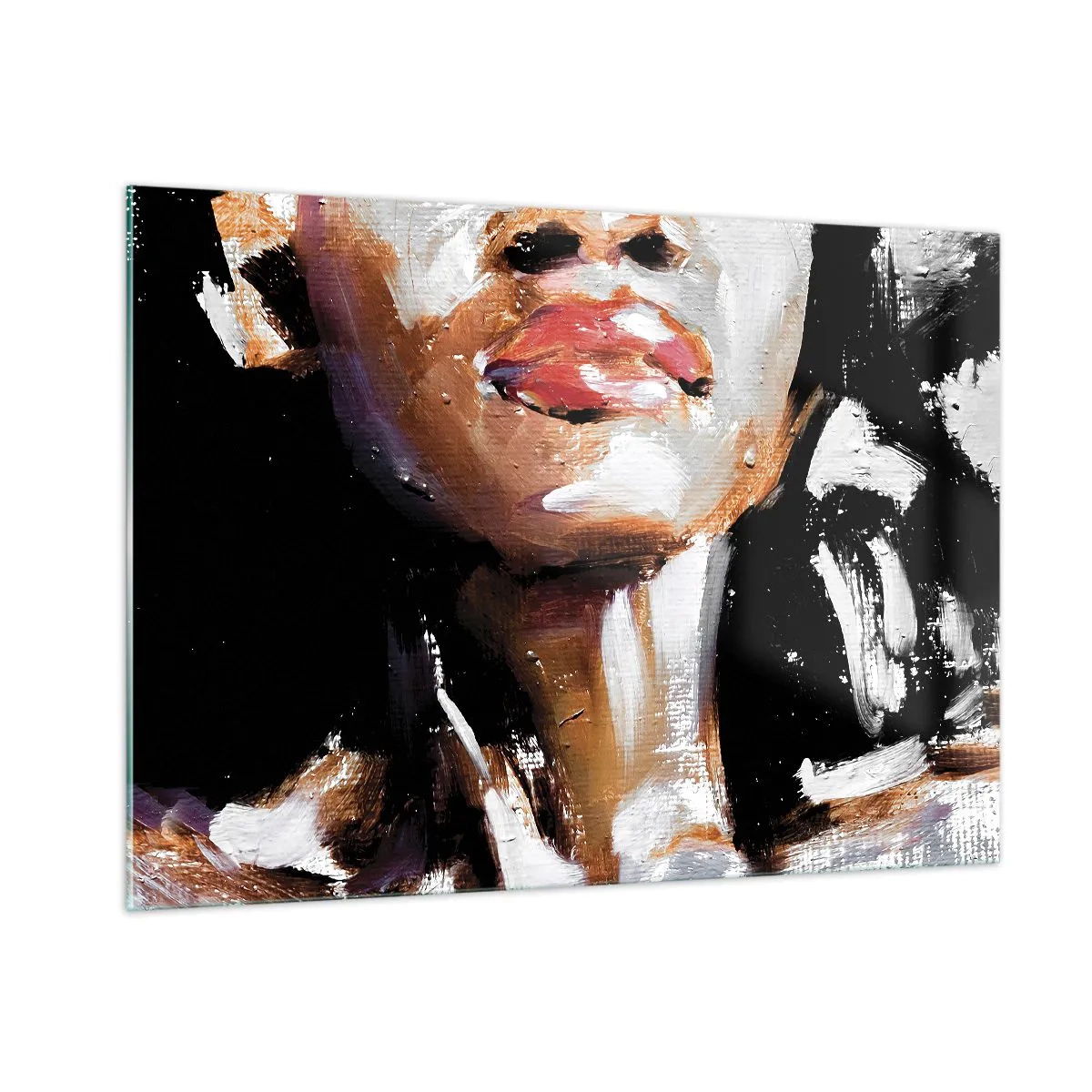 Schilderen op glas - Trots zonder vooroordelen - 100x70 cm
