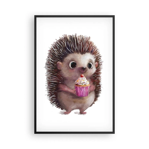 Poster in een zwarte lijst - De vakantie is elke dag - 61x91 cm