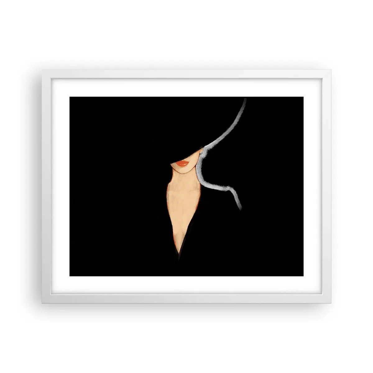 Poster in een witte lijst - Elegantie en stijl - 50x40 cm