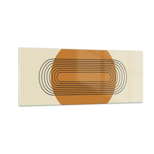 Schilderen op glas - Perfect plan - 100x40 cm