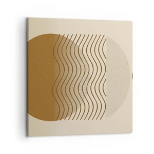 Schilderen op canvas - Over de oorsprong van geometrische figuren - 50x50 cm