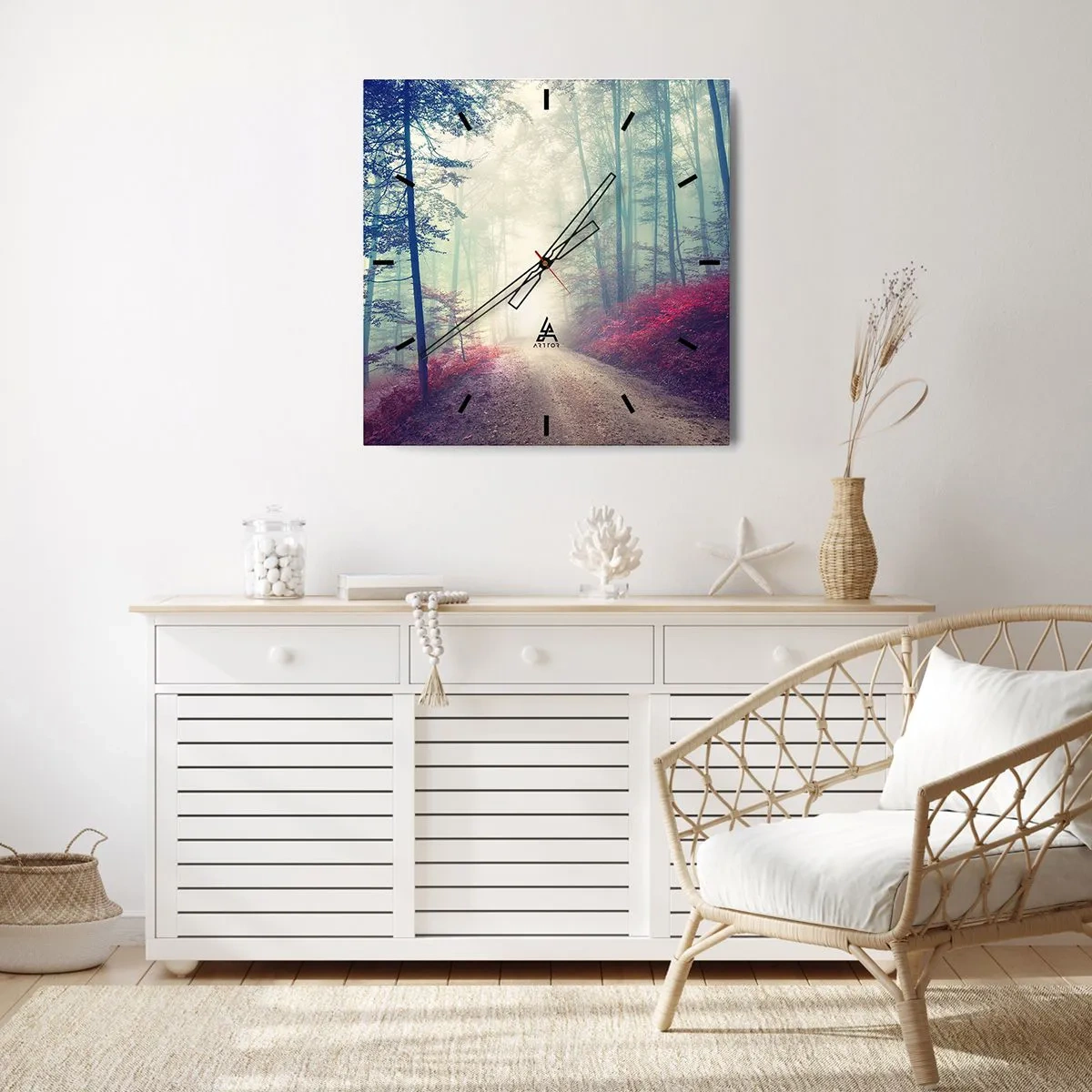 Wandklok - Klok - Hoe goed om op te staan als het ochtend wordt - 30x30 cm