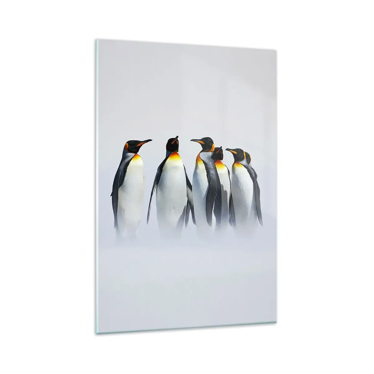 Schilderen op glas - Ontmoeting in avondjurken - 80x120 cm