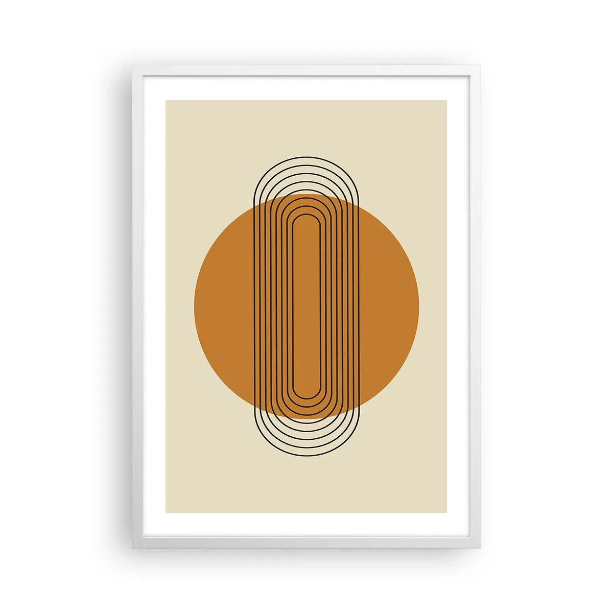 Poster in een witte lijst - Perfect plan - 50x70 cm