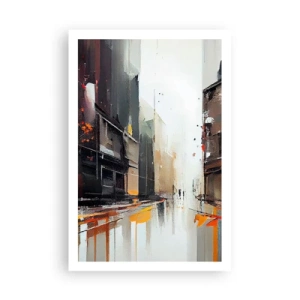 Poster - Regenachtige dag - 61x91 cm