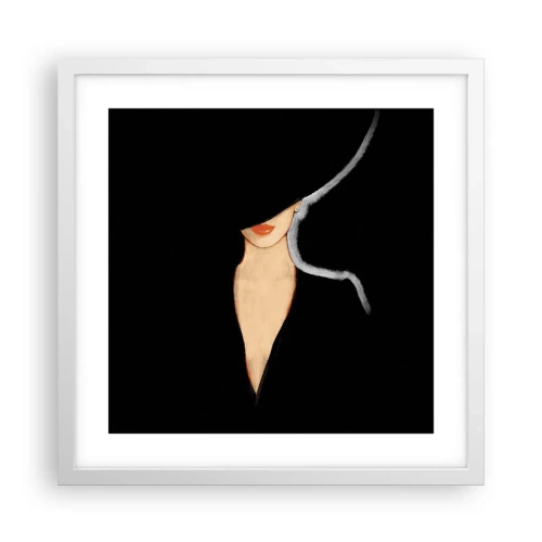 Poster in een witte lijst - Elegantie en stijl - 40x40 cm
