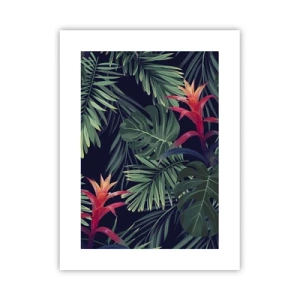 Poster - Ontsteken in het groen - 30x40 cm